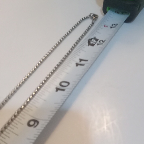 Gothic Sword Shaped Cross Necklace Silver & Black - Picture 7 of 8